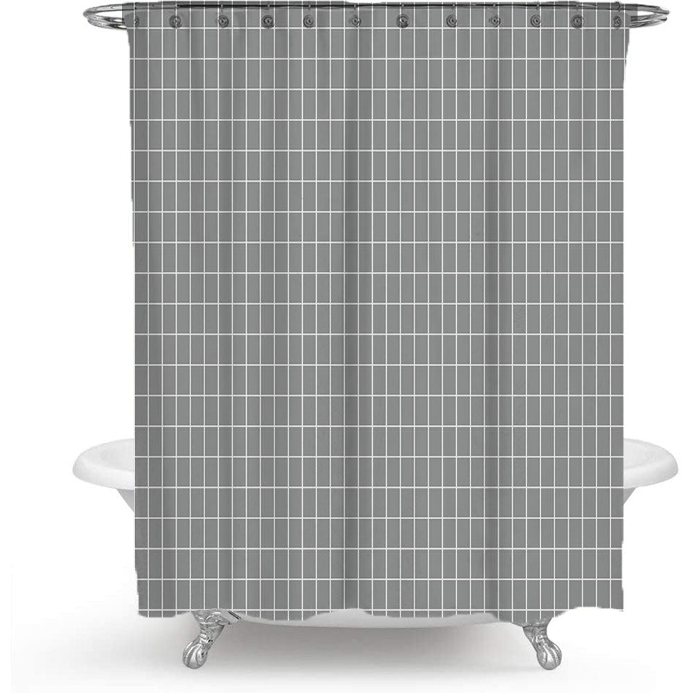 Modern Geometric Shower Curtain Stornfield