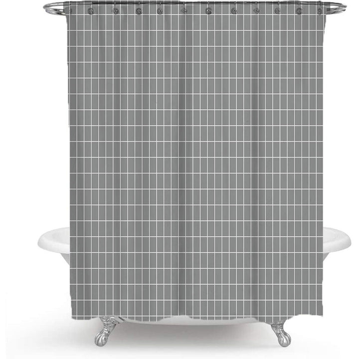 Modern Geometric Shower Curtain Stornfield