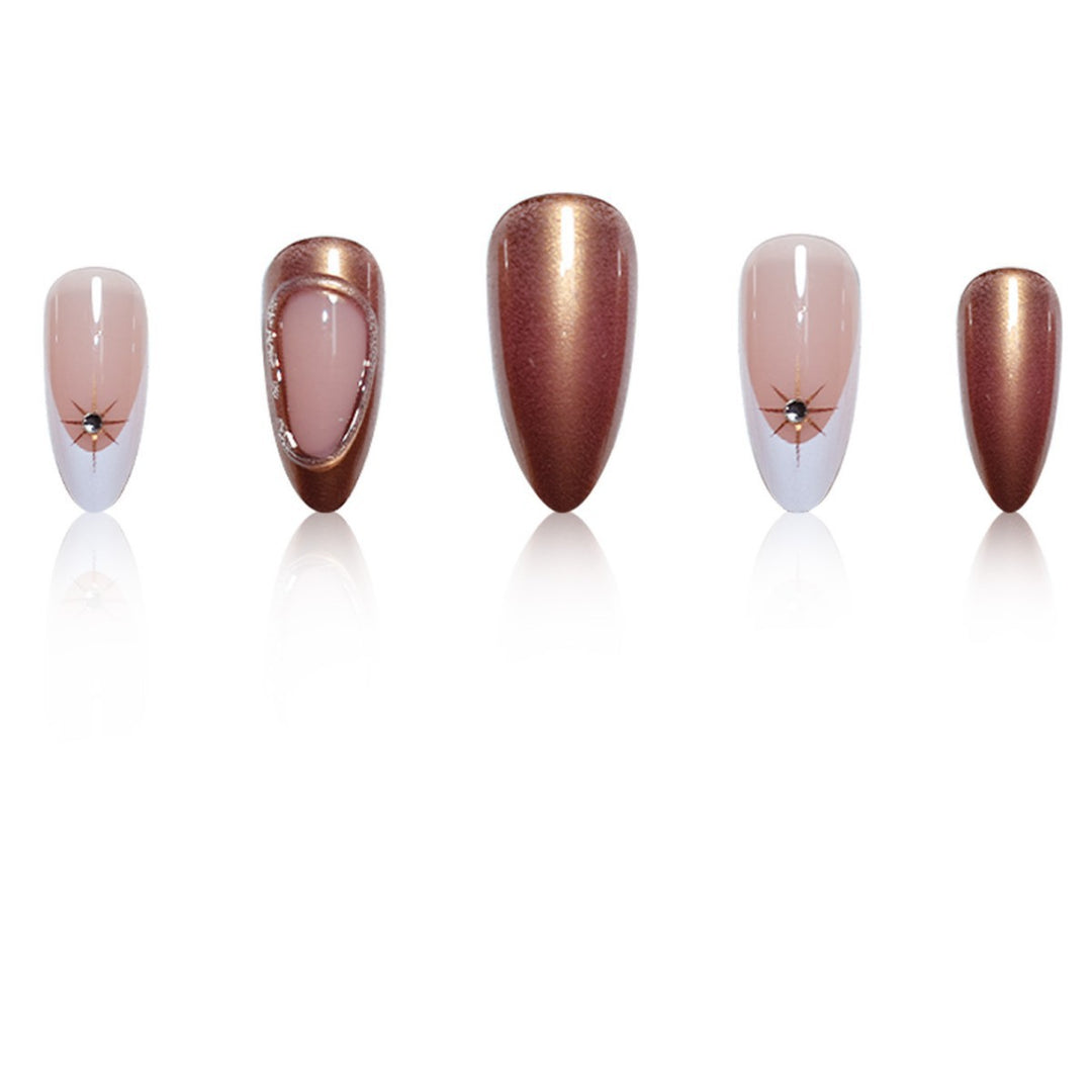 Decorative Sculpted Press-On Nails Stornfield