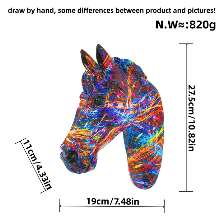 Decorative Horse Head Sculpture Stornfield