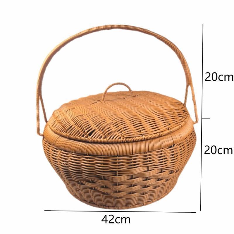Woven Picnic Storage Basket Stornfield