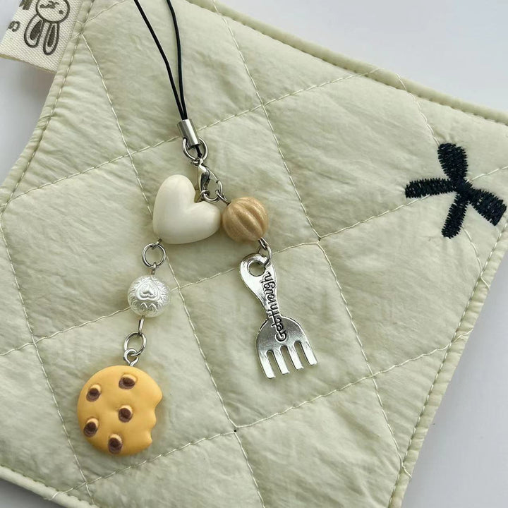 Whimsical Food-Themed Charm Keychain Stornfield