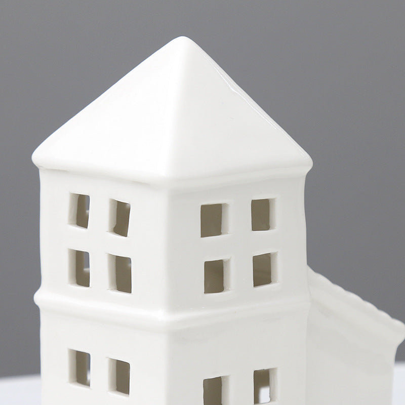 Decorative Ceramic House Lantern Stornfeild 1790310210