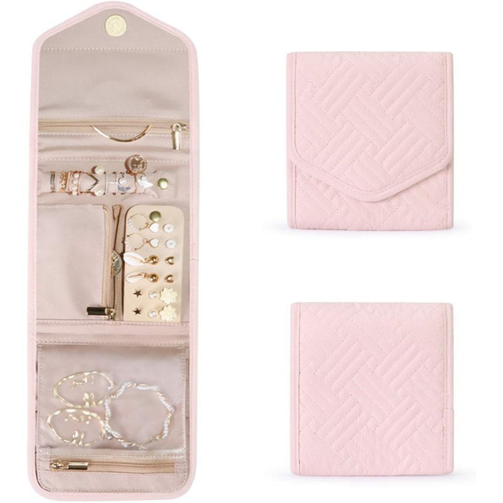 Cosmetic Organizer Bag with Foldable Design and Multiple Compartments Stornfield