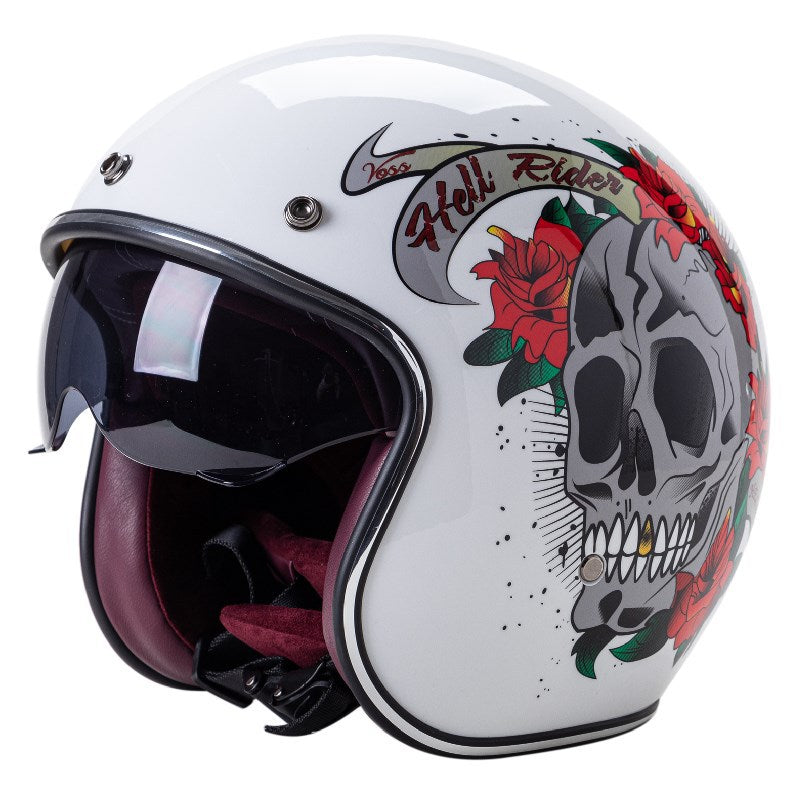 Classic Jet-Style Motorcycle Helmet Stornfield