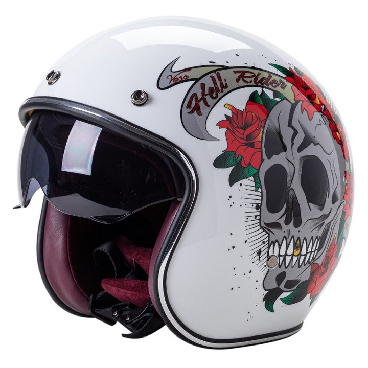 Classic Jet-Style Motorcycle Helmet Stornfield
