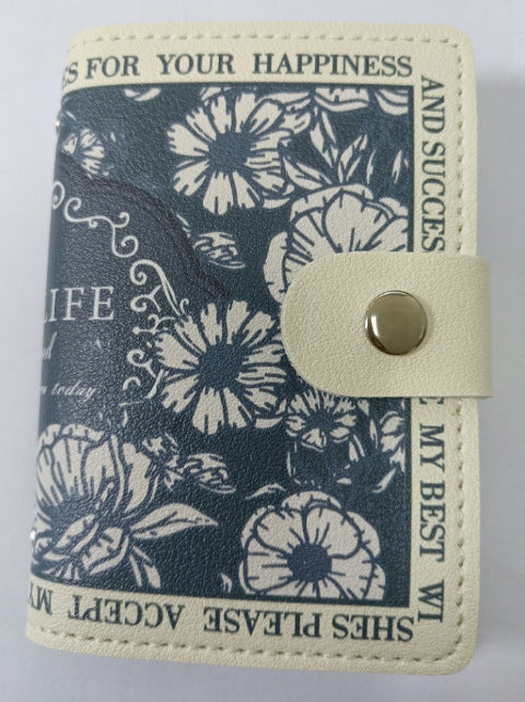 Floral Print Zippered Wallet Stornfield
