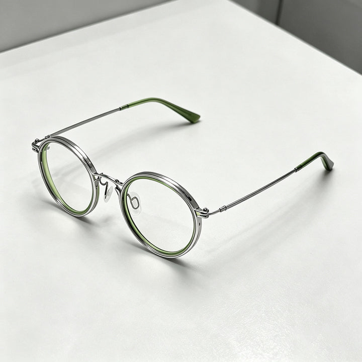 Fashionable Round Frame Glasses Stornfield