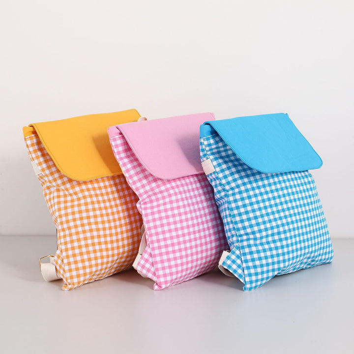 Checked pattern backpack Stornfield