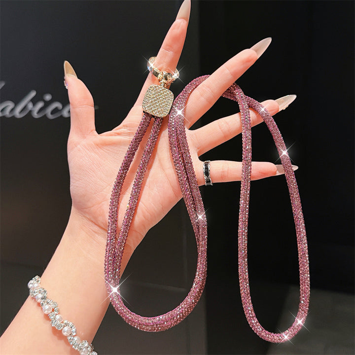 Rhinestone-Embellished Eyewear Lanyard Stornfield