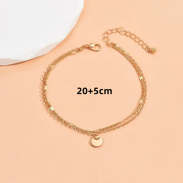 Gold Layered Charm Anklet Stornfield