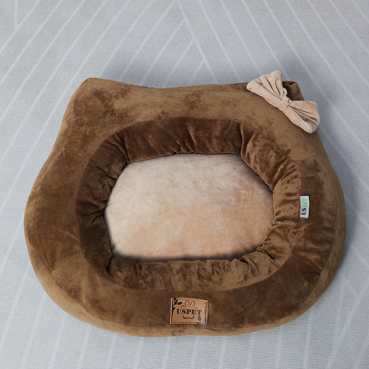 Soft-Fabric Dog Bed