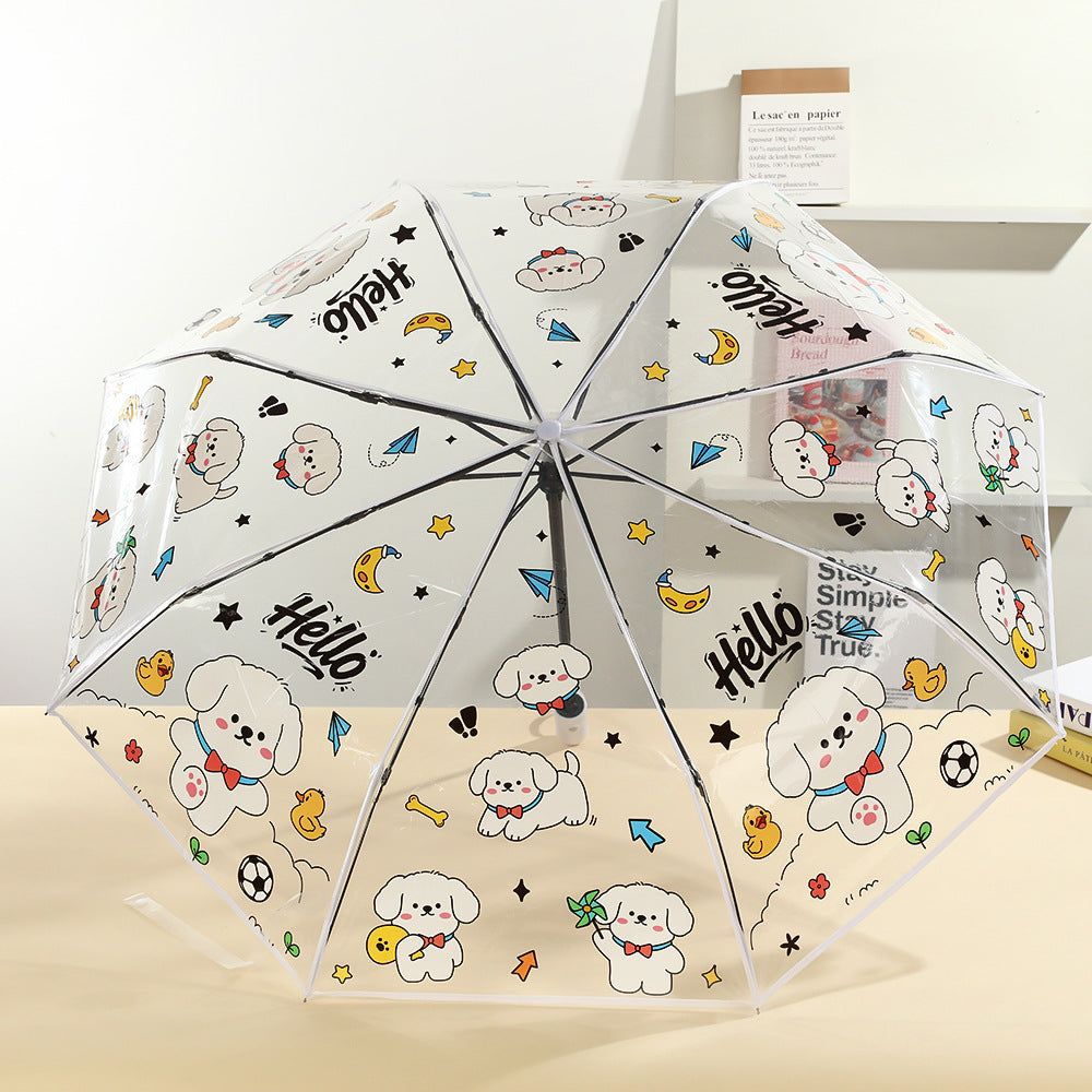 Women Pet Motif Umbrella Stornfield