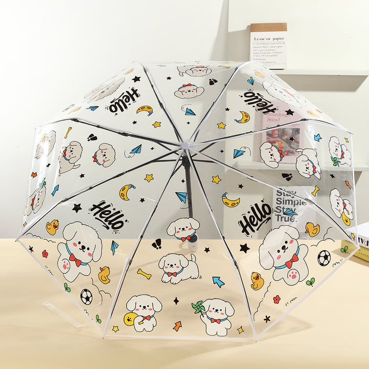 Women Pet Motif Umbrella Stornfield