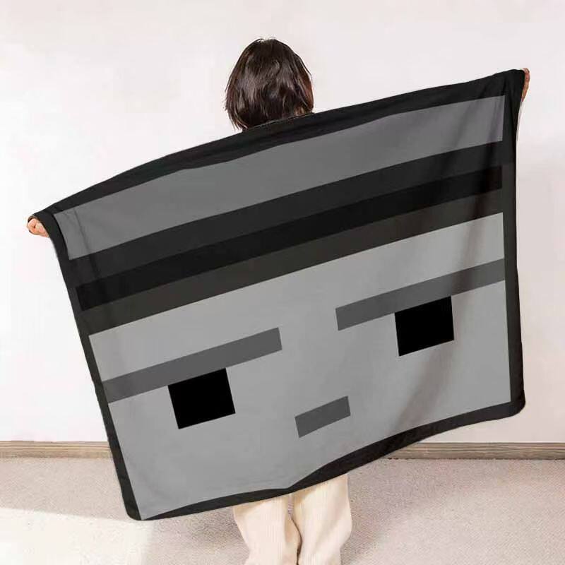 Cozy Checkered Pattern Fleece Blanket