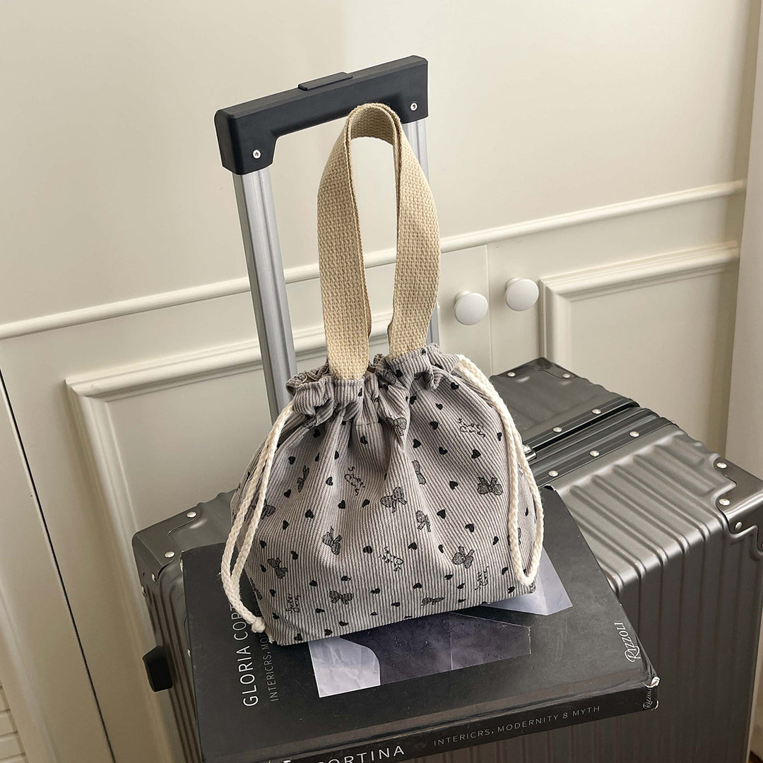 WoTextured Drawstring Mini Pouch Stornfield