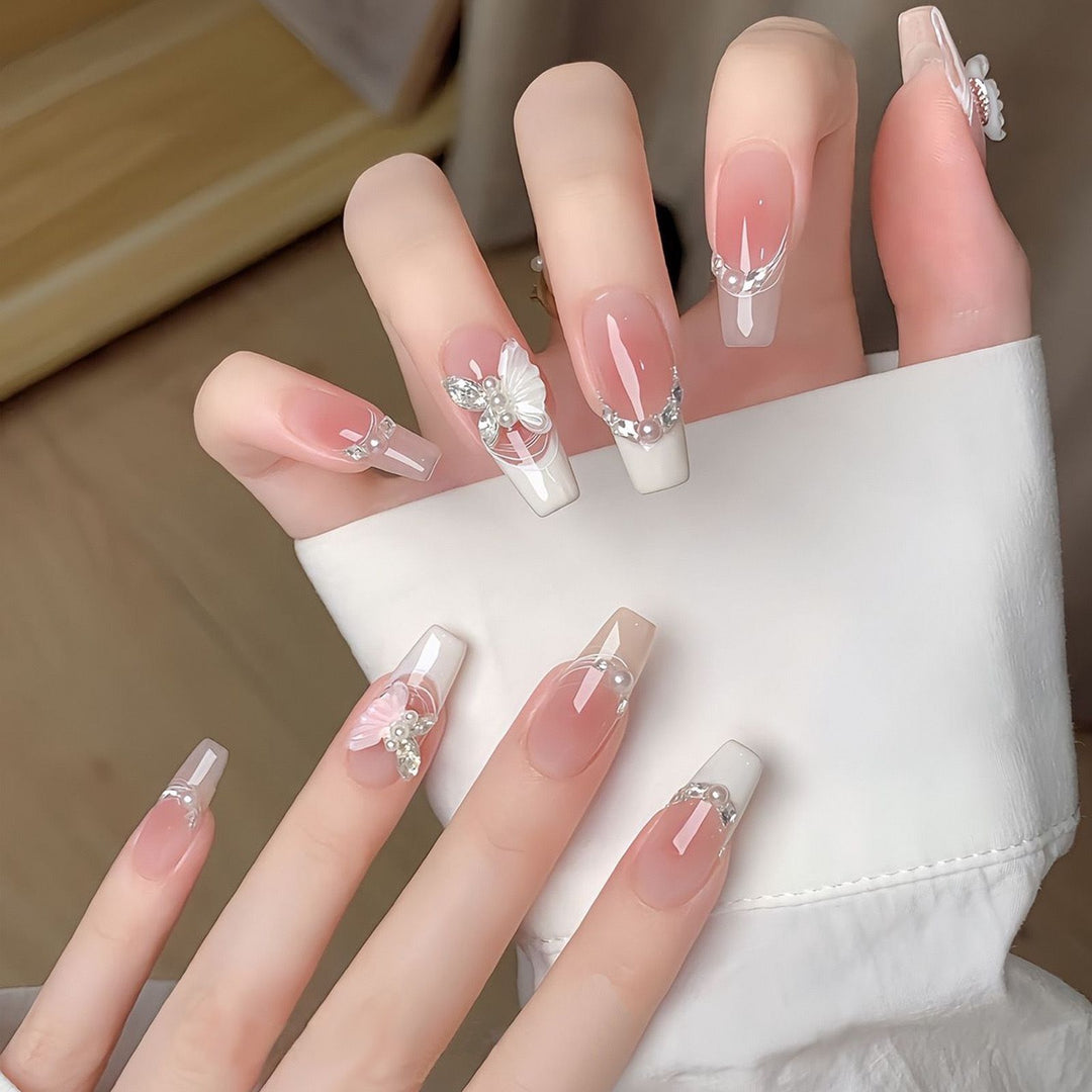 Glossy Ombre Press-On Nails