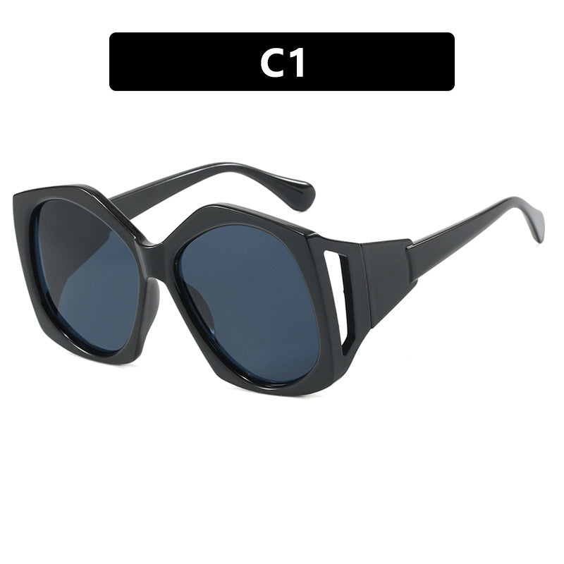 Women oversized sunglasses with futuristic design Stornfield