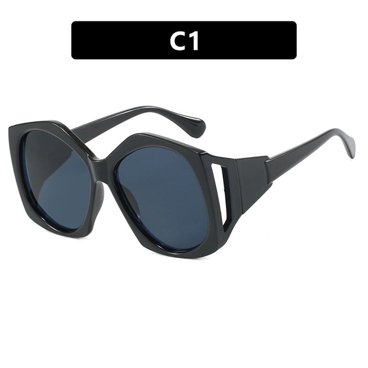 Women oversized sunglasses with futuristic design Stornfield