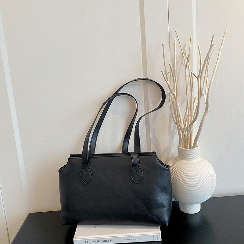 Structured Leather Tote