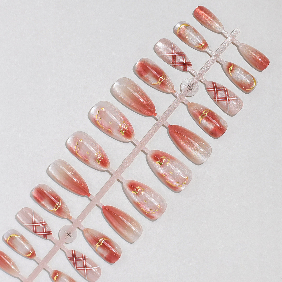 Premium Designer Press-On Nail Set Stornfield