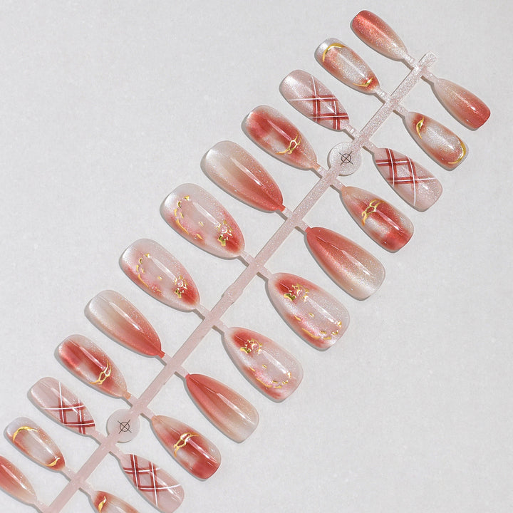 Premium Designer Press-On Nail Set Stornfield