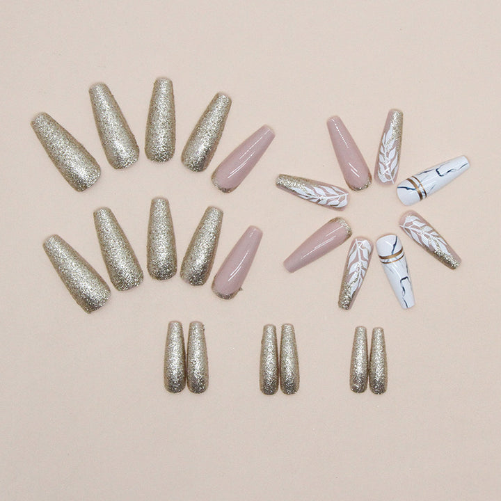Decorative Glitter Nail Tips Stornfield