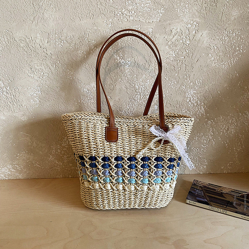 Woven Straw Tote