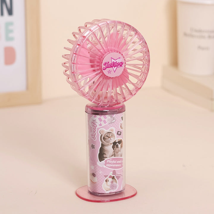 Ladies portable cooling fan with playful animal design Stornfield
