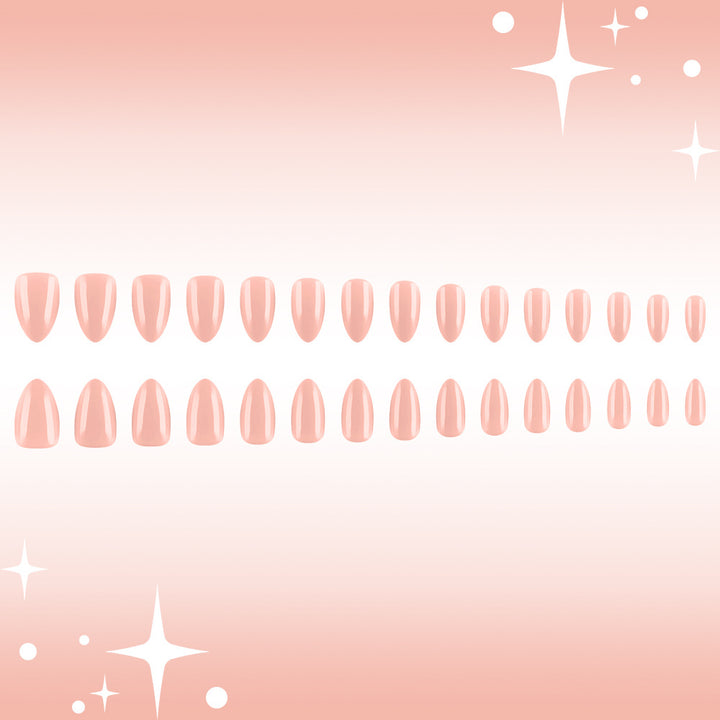 Elegantly Sculpted Press-On Nail Set Stornfield