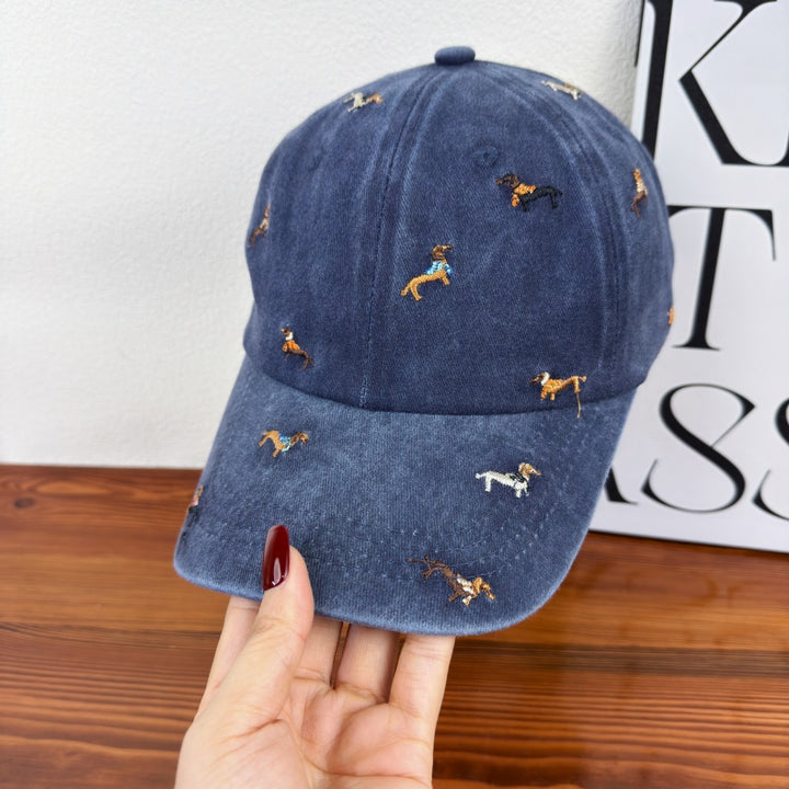 Unisex Embroidered Dog-Themed Baseball Cap Stornfield