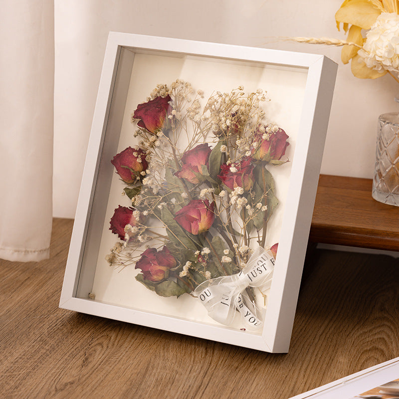 Decorative Framed Dried Flower Art Display