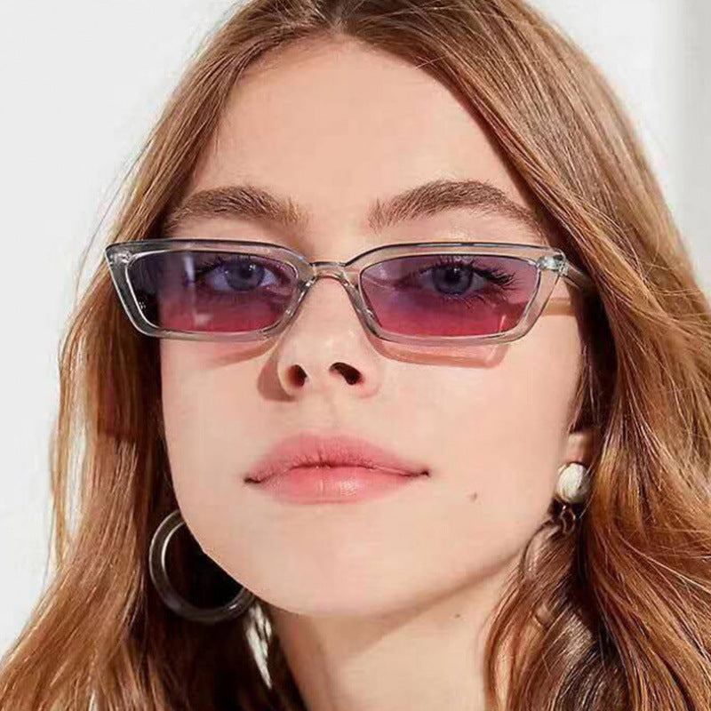 Women's Minimalist Rectangular Sunglasses Stornfield