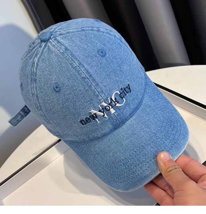 Women's Stylish Denim Baseball Cap Stornfield