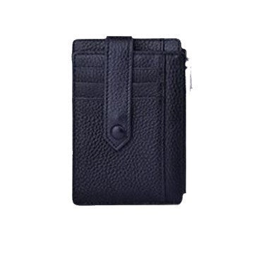 Compact Leather Zip Cardholder Stornfield