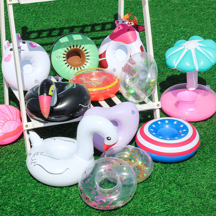 Ladies Inflatable Swimming Ring with Floral Design Stornfield