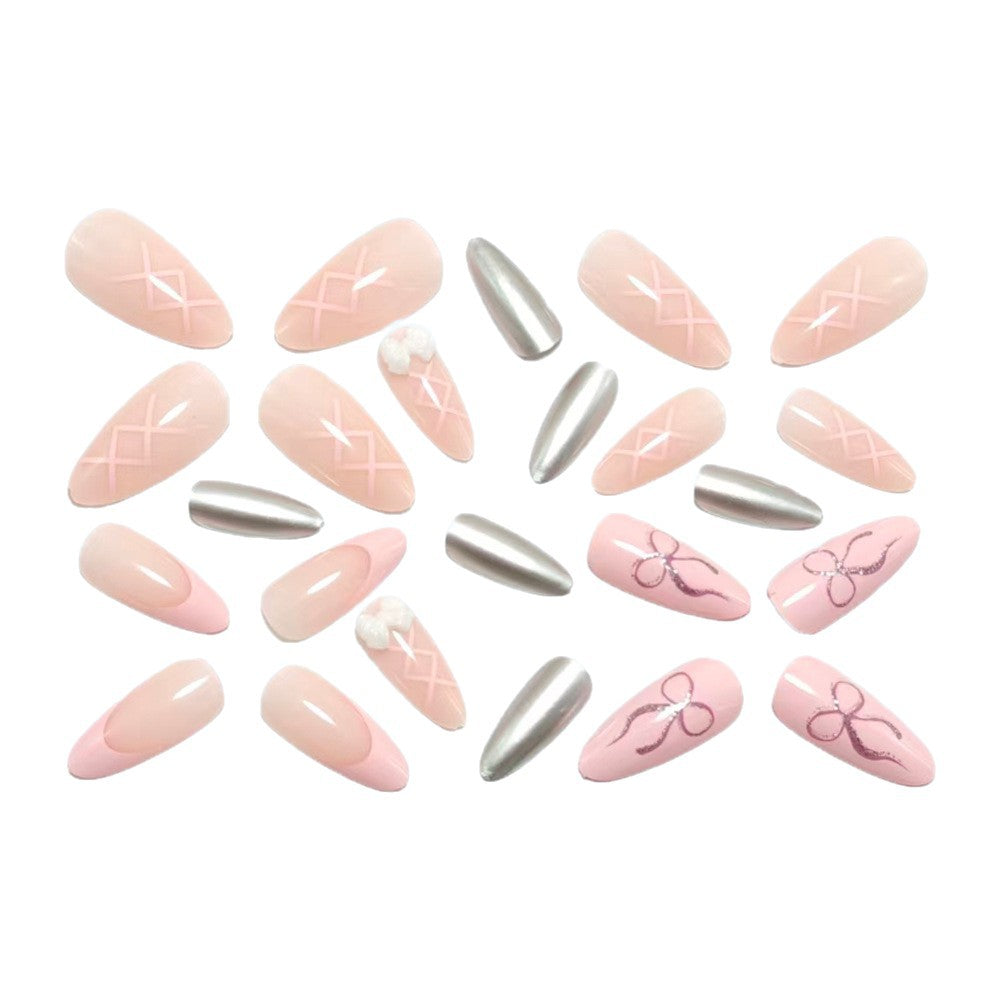 Nail art with refined bow designs Stornfield