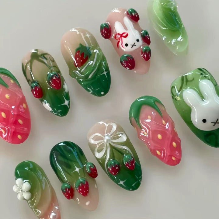 Thematic Artisan Press-On Nail Set Stornfield