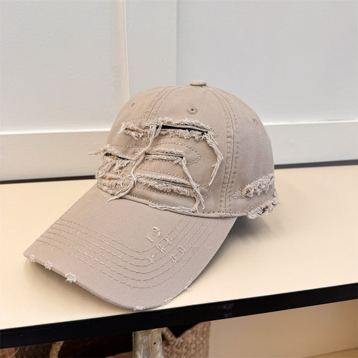 Men's Distressed Denim Baseball Cap Stornfield