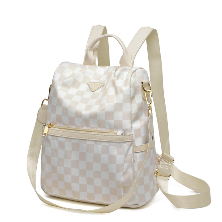 Stylish Checkered Backpack Stornfield