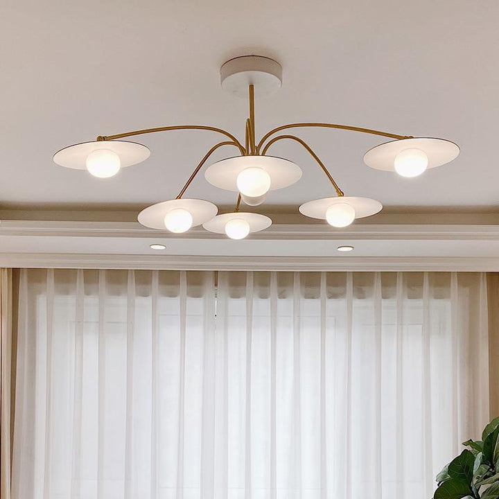 Modern Three-Arm Pendant Light
