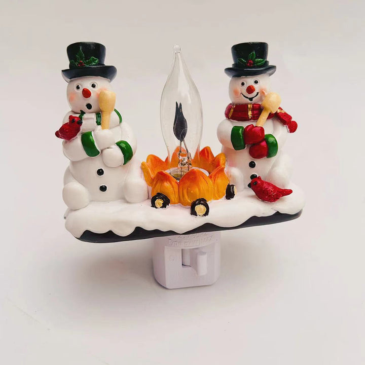 Winter-Themed Snowman Night Light Stornfield