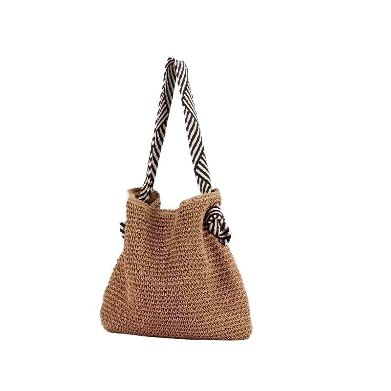 Straw Shopper Bag with Modern Design Stornfield