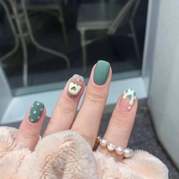 Nail set with intricate design Stornfield
