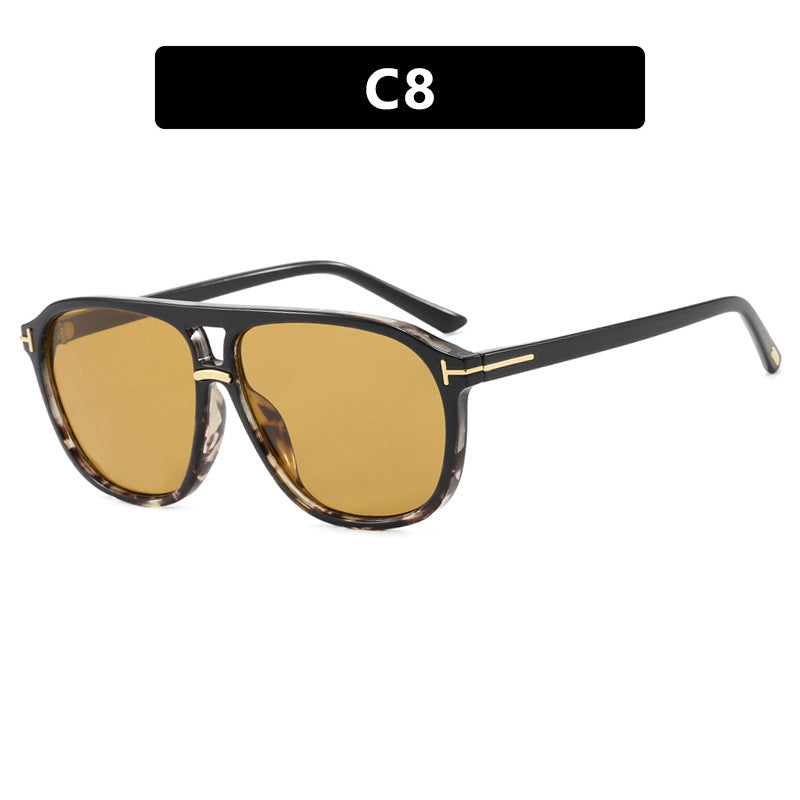 Women's square sunglasses with luxurious tortoiseshell pattern and polarized lenses Stornfield