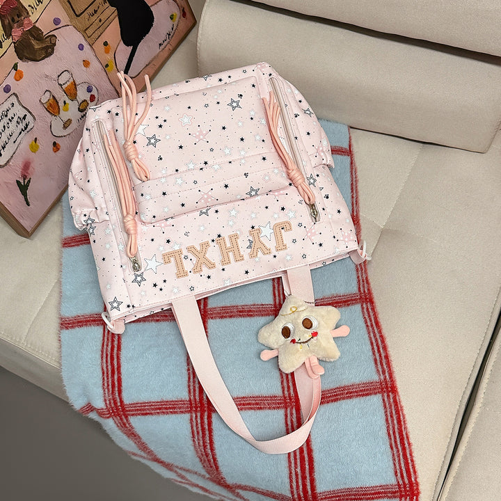 Stylish Star-Printed Backpack Stornfield 1791205378