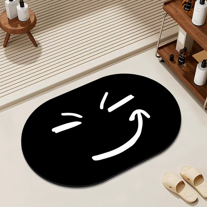 Playful Cat-Themed Area Mat