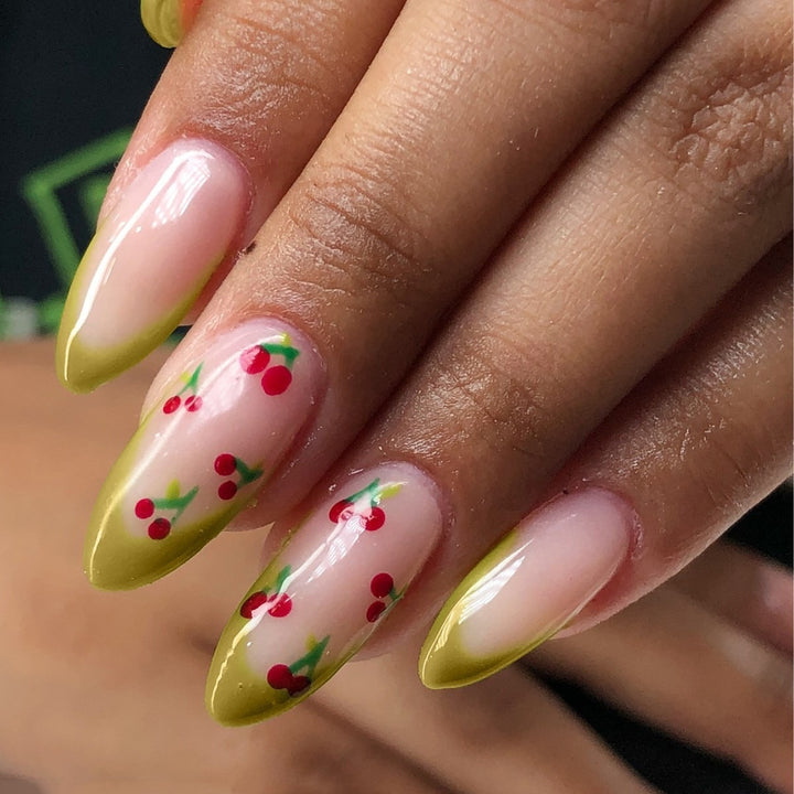 Cherry Blossom Themed Press-On Nail Set
