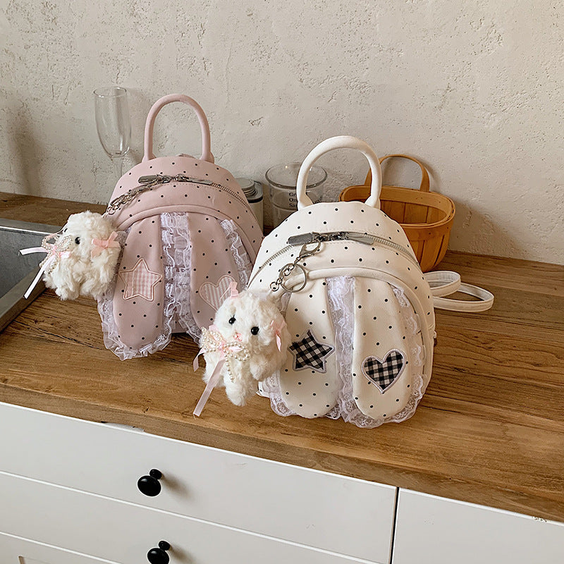 Cute backpack with detailed bunny ears applique Stornfield