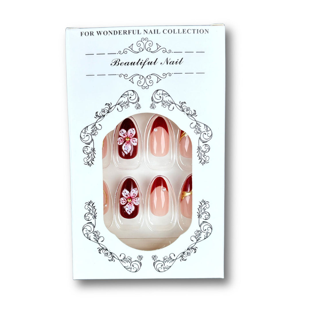 Floral Articulated Press-On Nail Collection